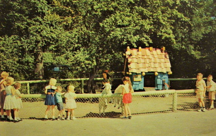 Belle Isle Childrens Zoo - Vintage Postcard (newer photo)